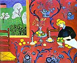 Henri Matisse Harmony in Red painting